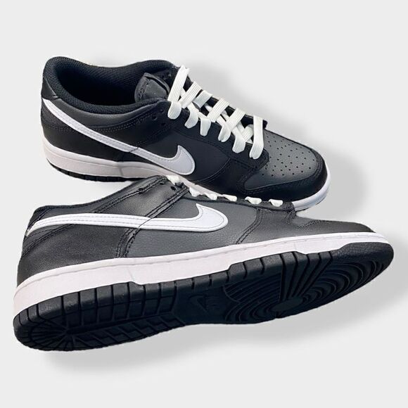 Nike Dunk Low "Reverse Panda" Black White size 6.5Y/Womens 8 DH9765-002 New - Picture 7 of 12